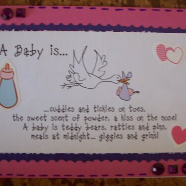 A baby is....Card~