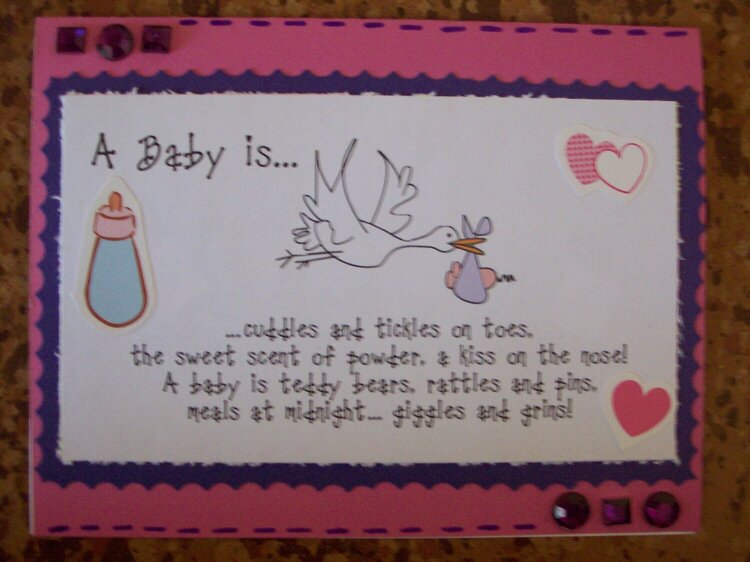 A baby is....Card~