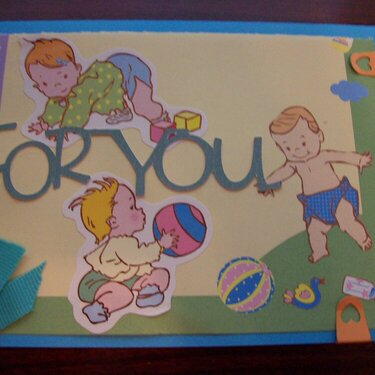 For you~ Baby boy card