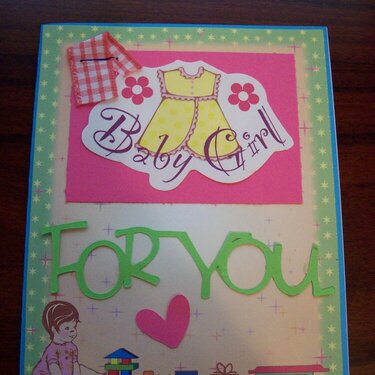 For You~ Baby girl card