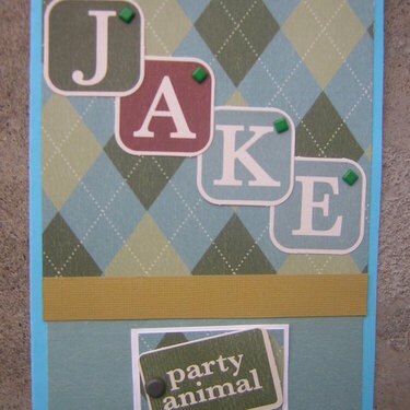 Birthday Card For Jake~