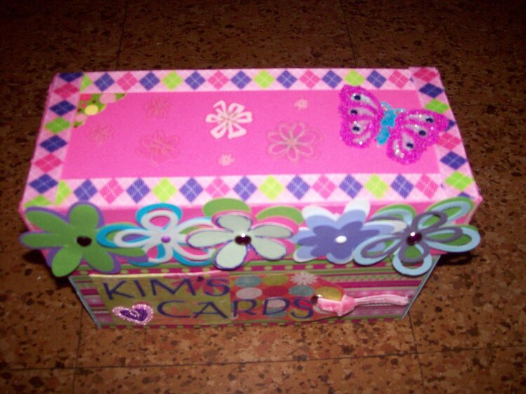 1st Altered Card box~ top view