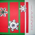 Sparkly Snowflake Holiday Card