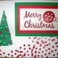 Christmas Tree Dots Card