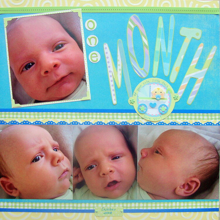 1 month of your cute little face