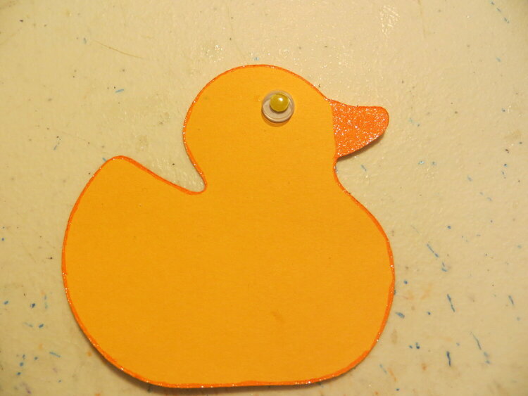 rubber ducky die cut