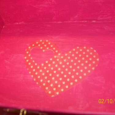 valentines box inside