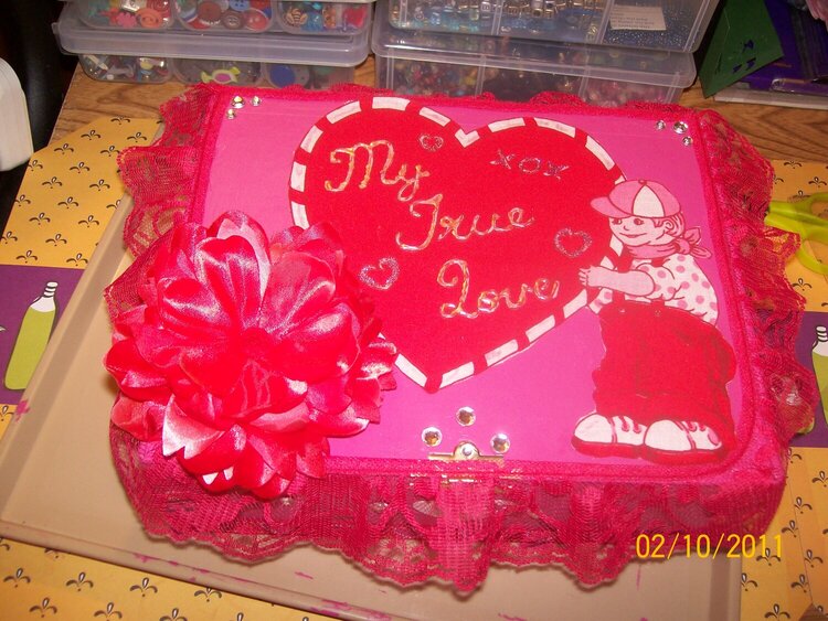 valentines box top