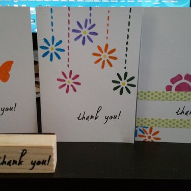 Thank you cards.