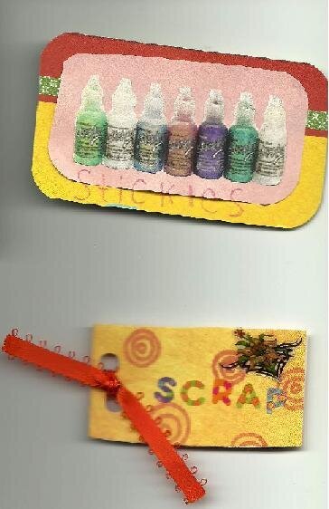 page candy swap-scapbooking supplies