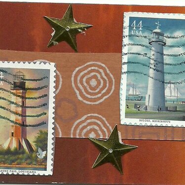 postage stamp atc