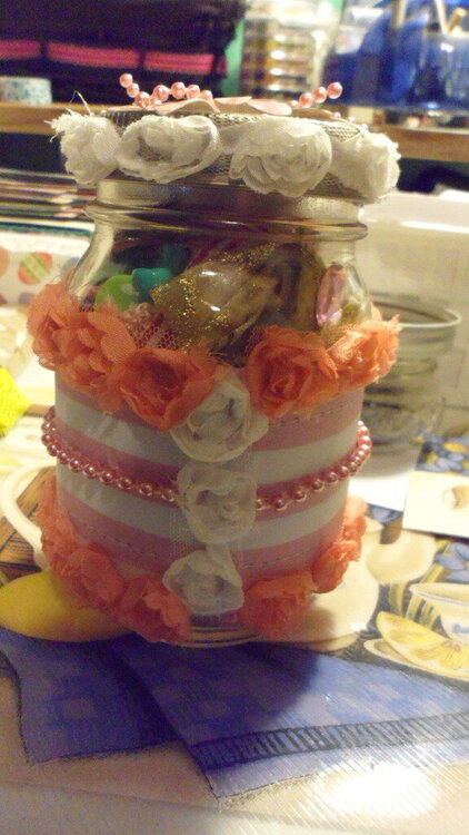 my first whimsy mason jar.