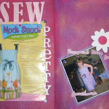 Sew Pretty 2 page spread