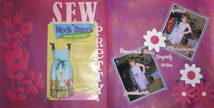 Sew Pretty 2 page spread