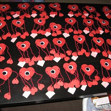 &quot;Army&quot; of Hearts for Valentine&#039;s Day project