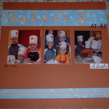 Baker&#039;s 3...Baking at Disney Epcot