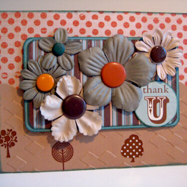 Fall Thank U Card