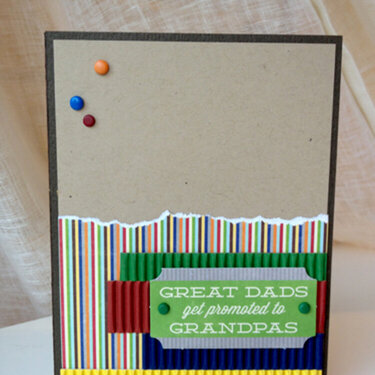 Great Dads Get Promoted card