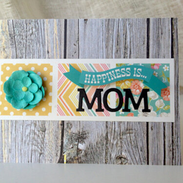 Happiness Is Mom card