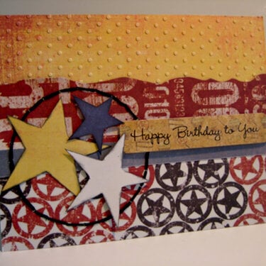 Masculine Birthday Card