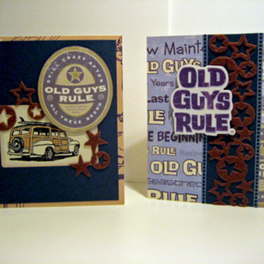 Old Guy Birthday Cards