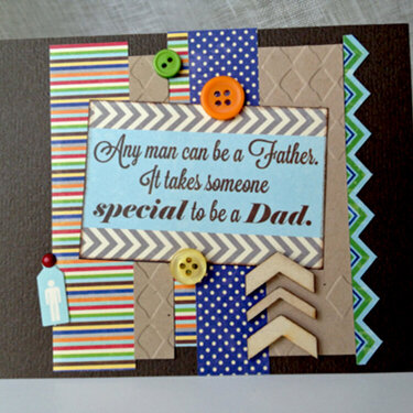 Special to be a Dad card
