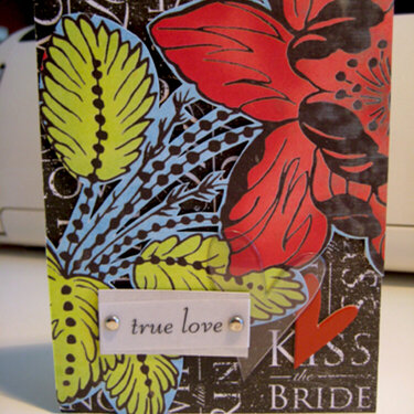 True Love Wedding Card