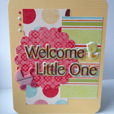 Welcome Little One card