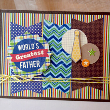 World&#039;s Greatest Father card