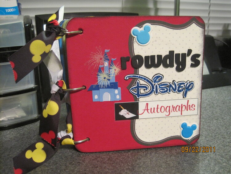 Rowdy&#039;s Disney Autographs Album