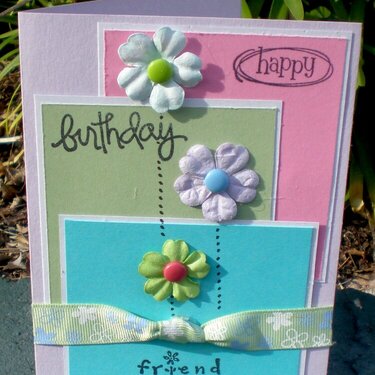 Happy Birthday Friend Card