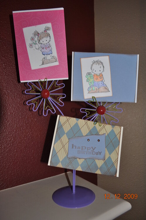 Cards from all4ty ( Pam ) Monthly card swap