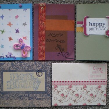 Birthday Cards from my friends here @ SB.com Card Makin Mamas