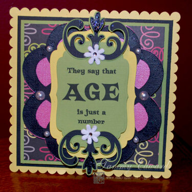 Age is Just a Number Birthday Card