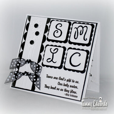Tears Are God&#039;s Gift To Us Sympathy Card