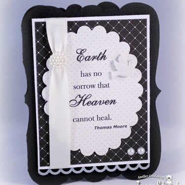 Earth Has No Sorrow Sympathy Card