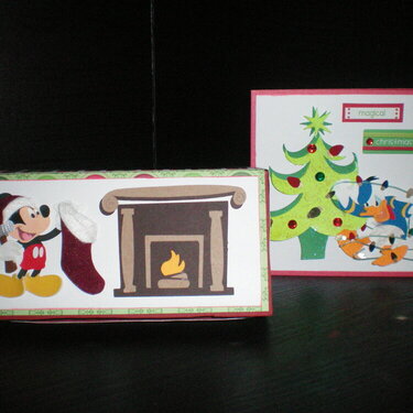 caja y tarjeta para el swap de navidad!!