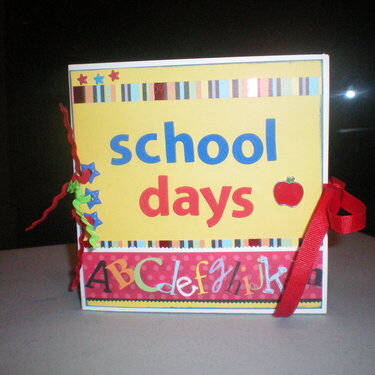 school days 6x6 album front!!
