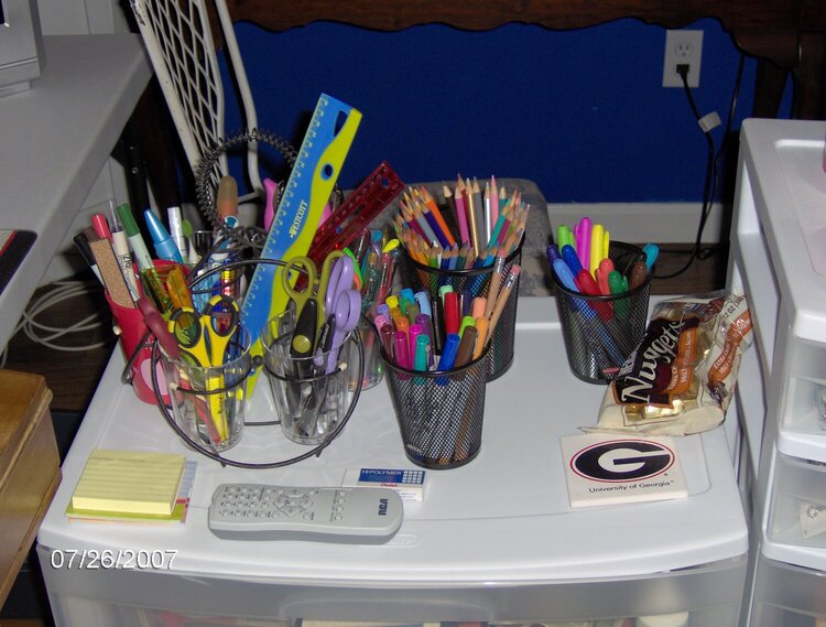 Tools, pens, pencils