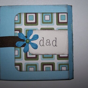 Dad card/minibook