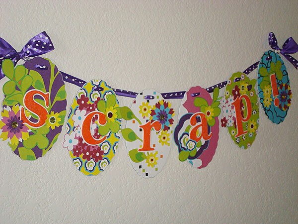 Scrap! garland (close-up)