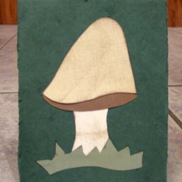 Fathers Day Card - mushroom