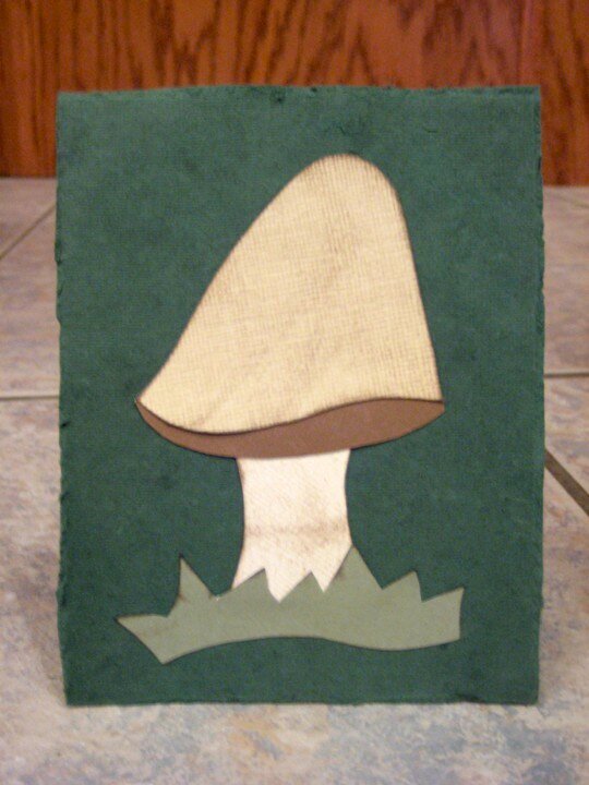 Fathers Day Card - mushroom