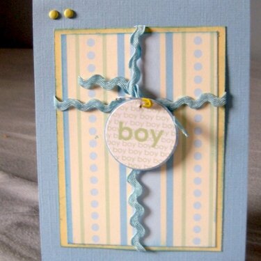 Baby Boy card