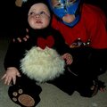 Skunk & wrestler halloween