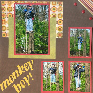 Monkey Boy! Right page