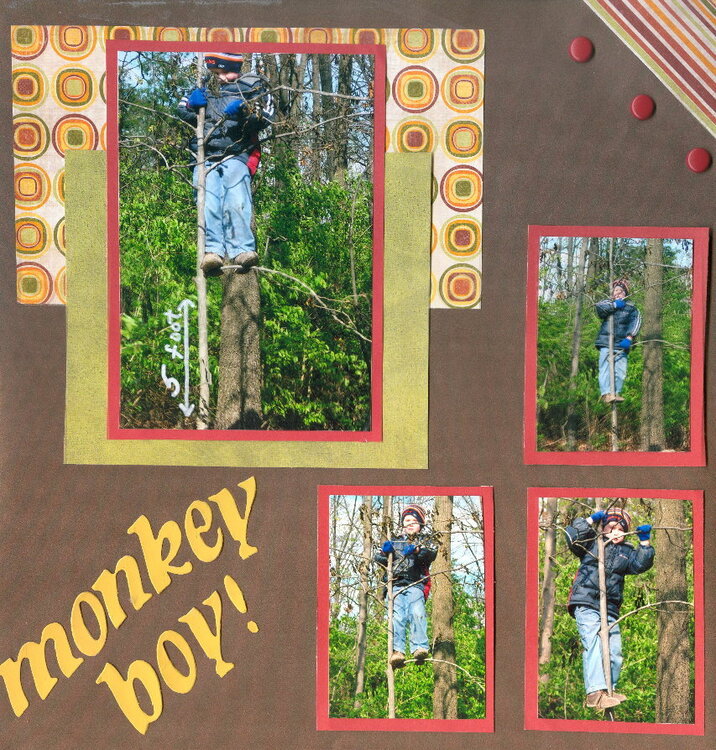 Monkey Boy! Right page