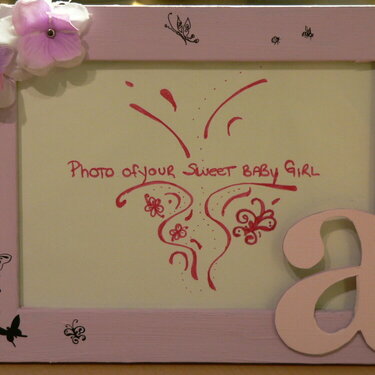 Baby Girl picture frame