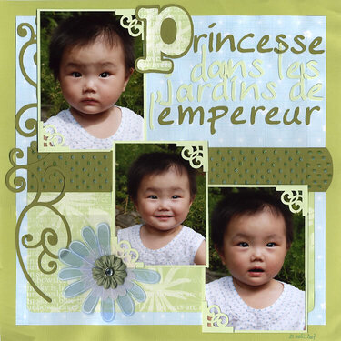 Princess in the Emperor&#039;s garden (Princesse dans les jardins de l&#039;empereur)