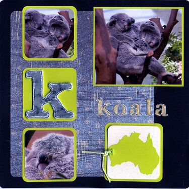 K comme Koala (K as in koala)